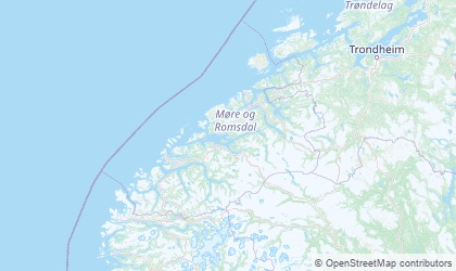 Map of Møre og Romsdal