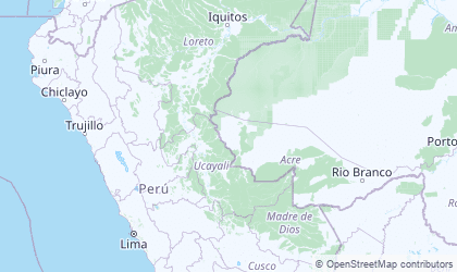 Map of Amazon Basin