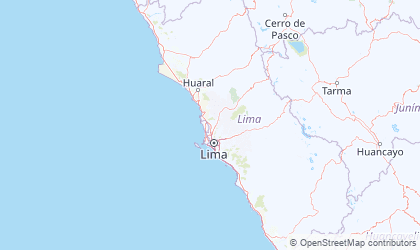Map of Lima