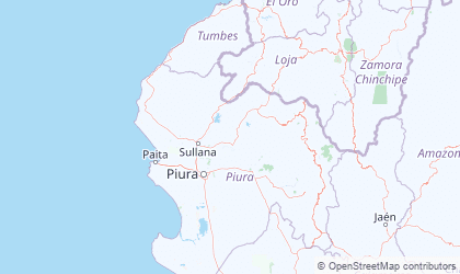 Map of Piura