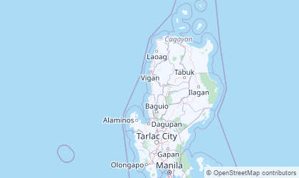 Map of Ilocos