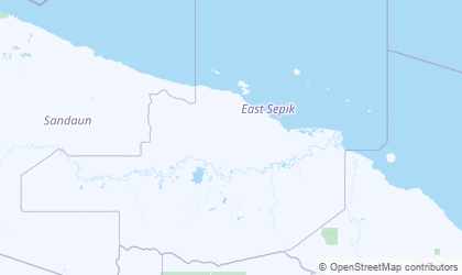Map of East Sepik