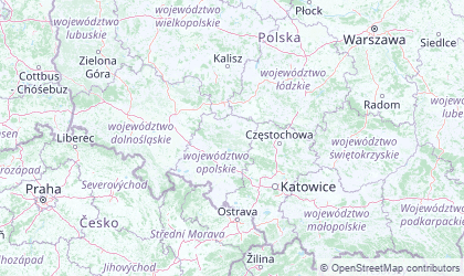 Map of Lesser Poland