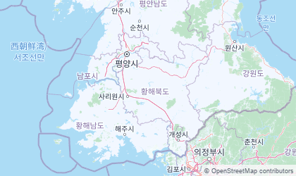 Map of Hwanghae-bukto