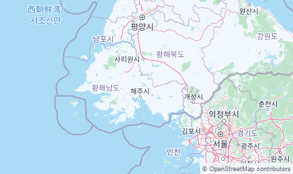 Map of Hwanghae-namdo