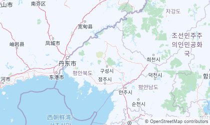 Map of P'yongan-bukto
