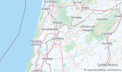 Map of Coimbra