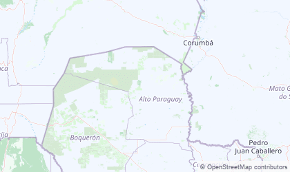 Map of Alto Paraguay