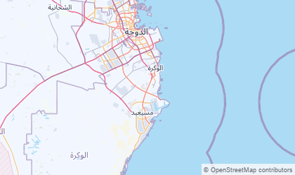 Map of Al Wakrah
