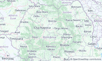 Map of Transylvania