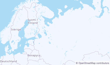 Map of Northwest Russia