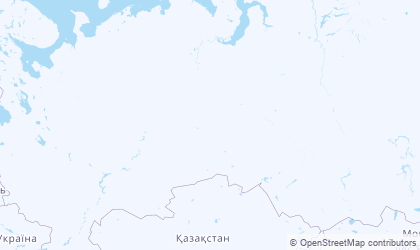 Map of Ural Mountains