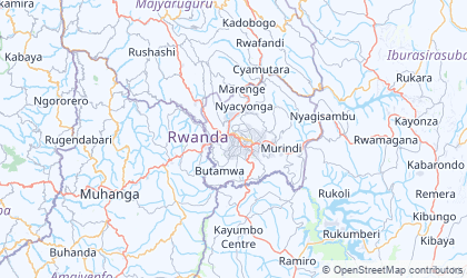 Map of Kigali