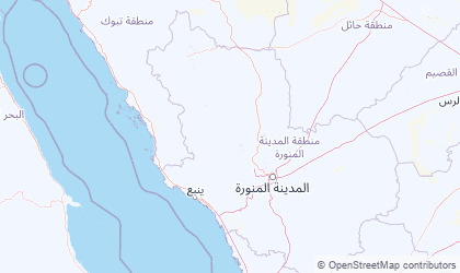 Map of Al Madinah al Munawwarah