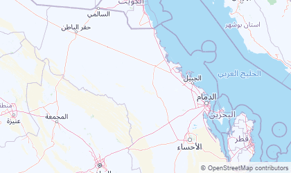 Map of Eastern Province