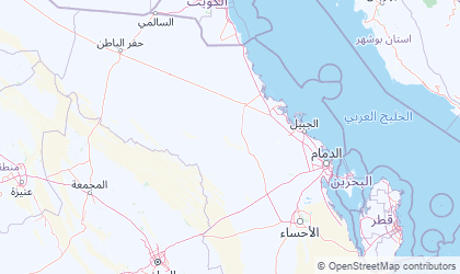 Map of Eastern Arabia