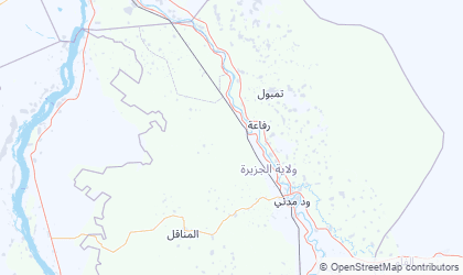 Map of Al Jazirah