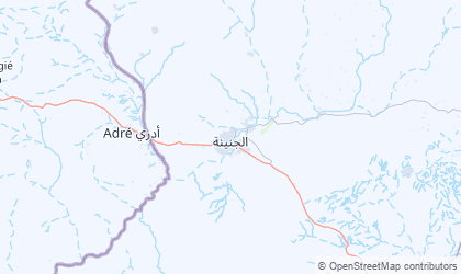 Map of Western Darfur