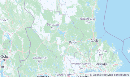 Climate: Dalarna in Sweden