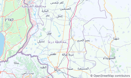 Map of Daraa