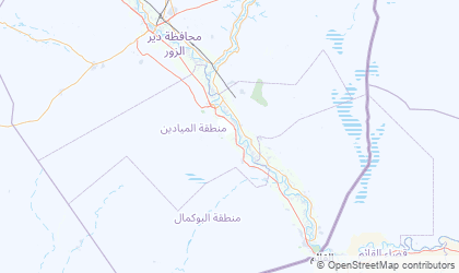 Map of Deir ez-Zor