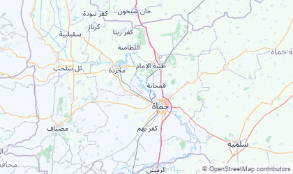 Map of Hama