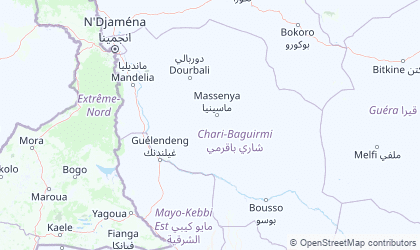 Map of Chari-Baguirmi