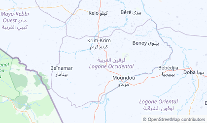 Map of Logone Occidental