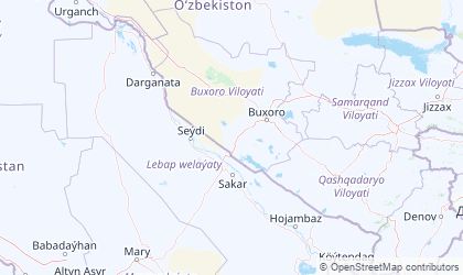 Map of Lebap