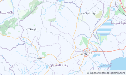 Map of Al Qayrawan