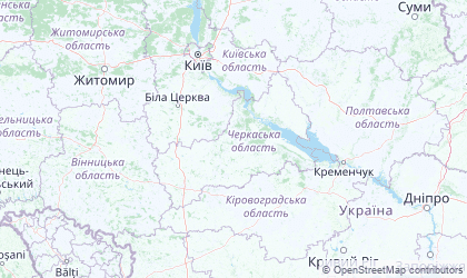 Map of Cherkasy