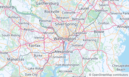 Map of Washington, D.C.