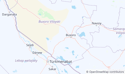 Map of Bukhara