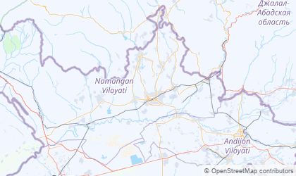 Map of Namangan