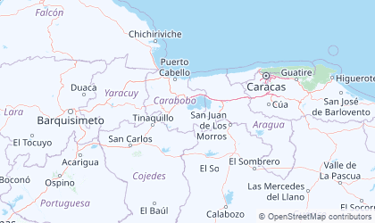 Map of Central Venezuela