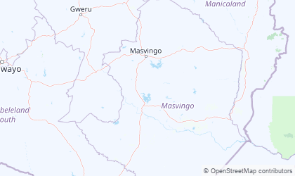 Map of Masvingo