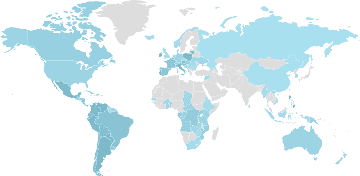 Catholics - Worldwide distribution