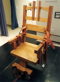 Electric chair (Florida Department of Corrections)