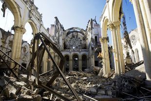 Earthquakes in Cathedral in Haiti 2010, Haiti