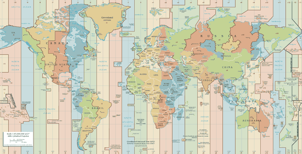 gmt time zones