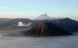 Volcano Tengger Massiv Java in Indonesia